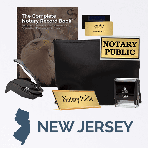 New Jersey Deluxe Notary Kit