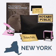 New York Pink Deluxe Notary Kit