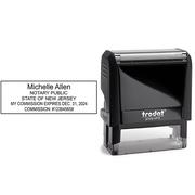 New Jersey Rectangle Notary Seal