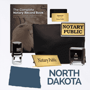 North Dakota Deluxe Notary Kit