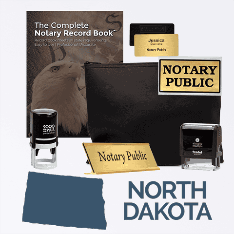 North Dakota Deluxe Notary Kit