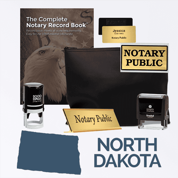 North Dakota Deluxe Notary Kit