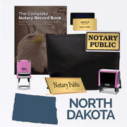 North Dakota Pink Deluxe Notary Kit