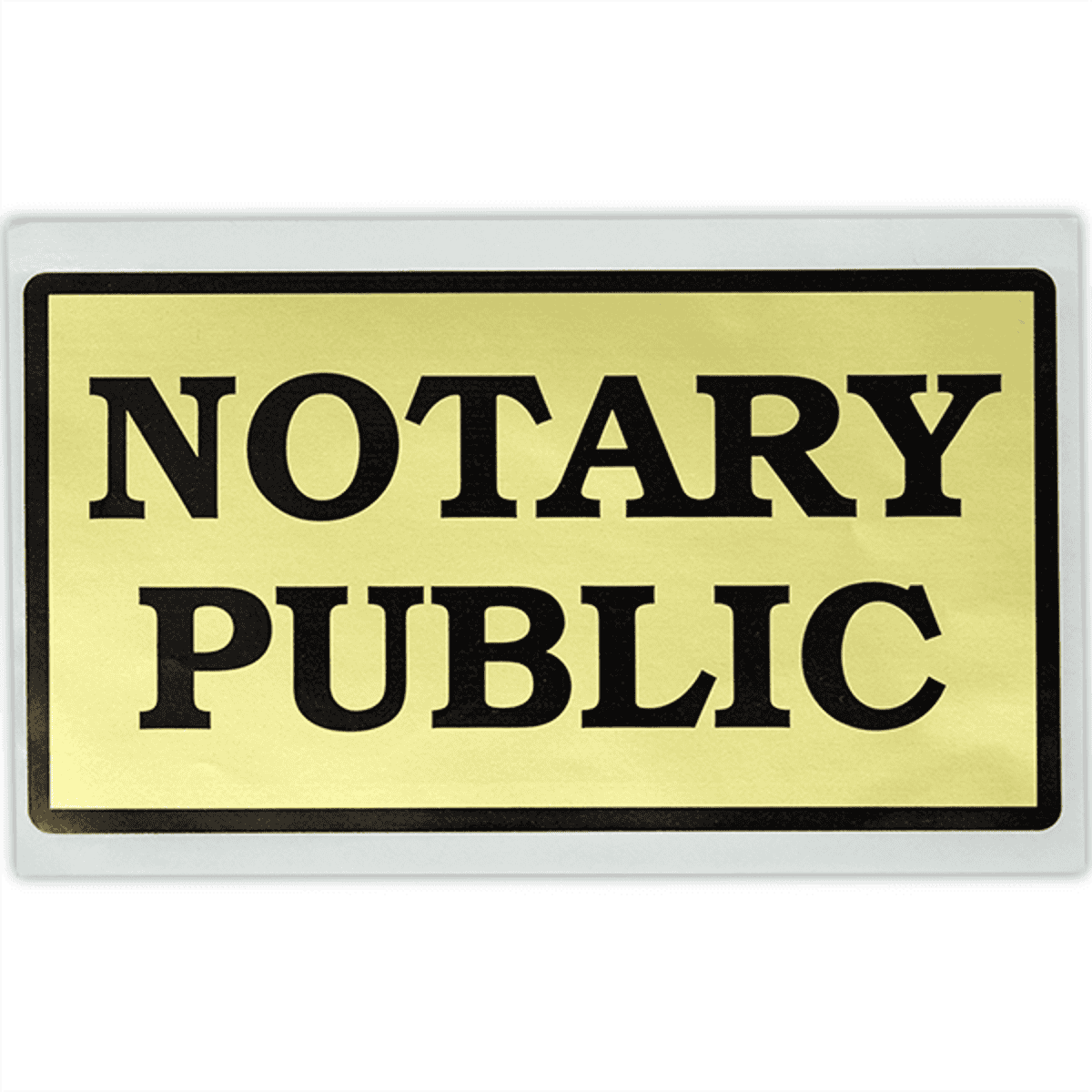 Notary Public Decal