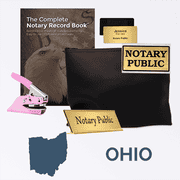Ohio Pink Deluxe Notary Kit