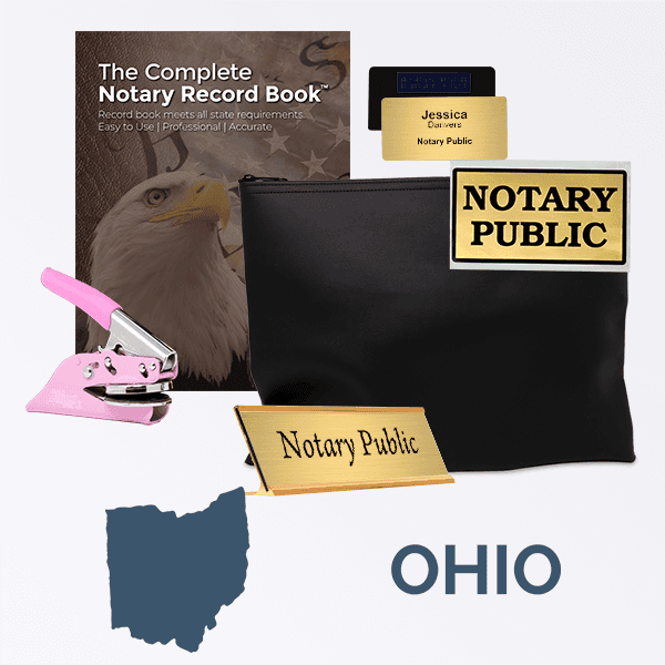 Ohio Pink Deluxe Notary Kit