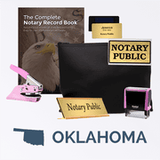 Oklahoma Pink Deluxe Notary Kit