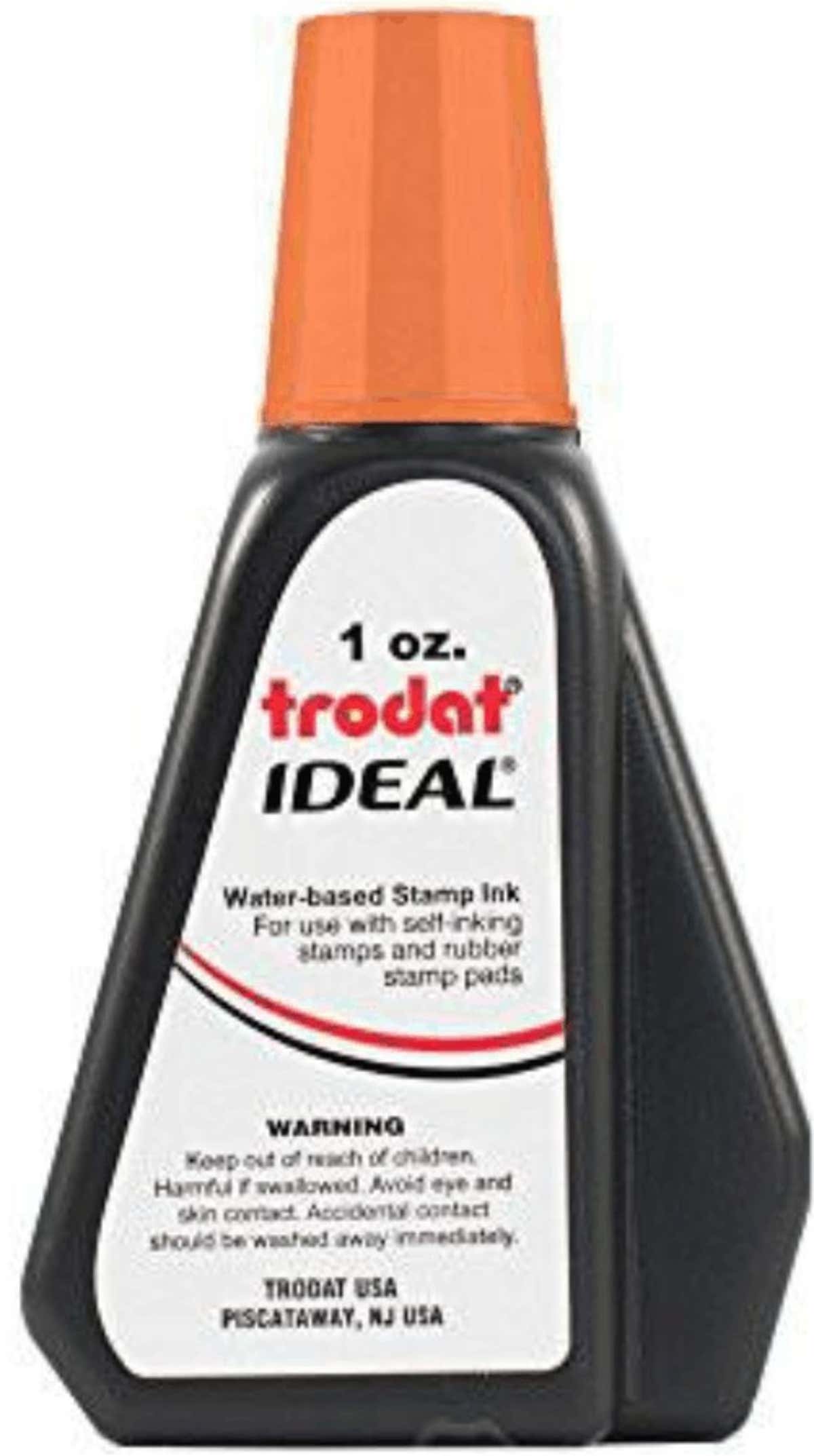 Orange 1oz Refill Ink - Self Inking