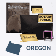 Oregon Pink Deluxe Notary Kit