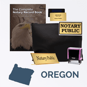 Oregon Pink Deluxe Notary Kit