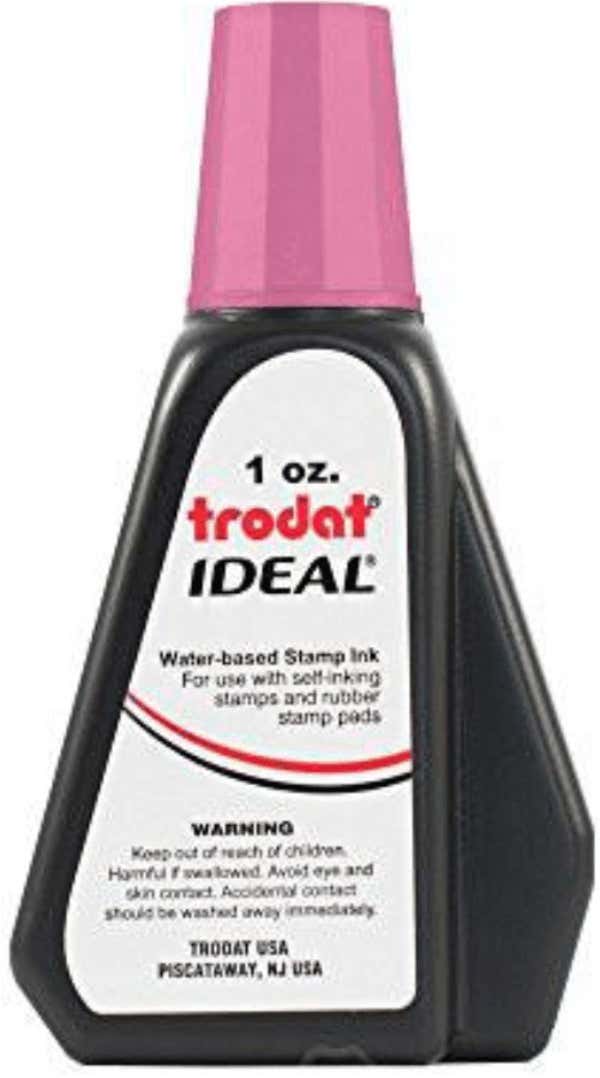 Pink 1oz Self Inking Refill Ink