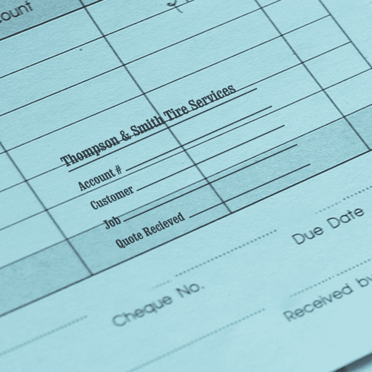 Simple Serif Business Form Stamp Lifestyle