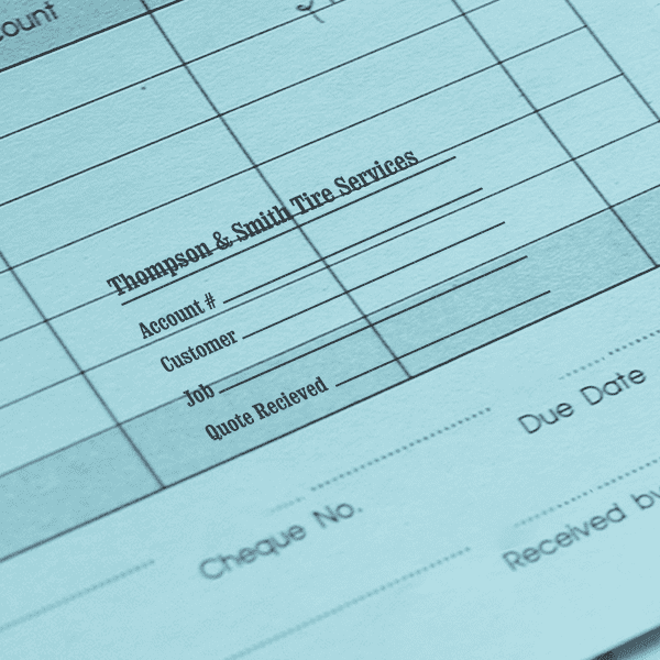 Simple Serif Business Form Stamp Lifestyle
