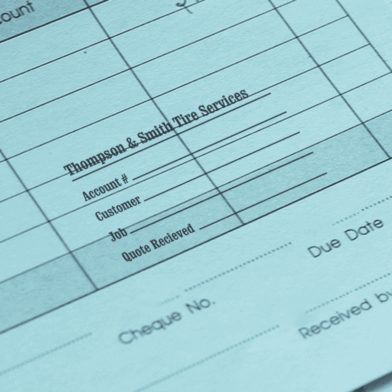 Simple Serif Business Form Stamp Lifestyle