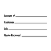 Simple Bold Sans Serif Business Form Stamp