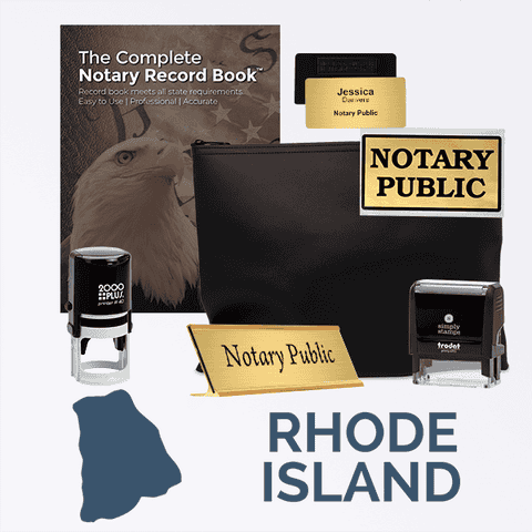 Rhode Island Deluxe Notary Kit