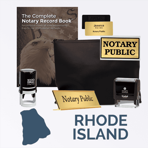 Rhode Island Deluxe Notary Kit