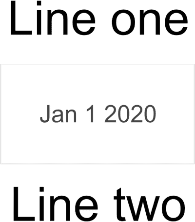Small Custom Date Stamp
