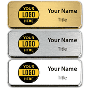 Executive Full Color Small Rounded Corner Name Badges