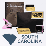 South Carolina Pink Deluxe Notary Kit
