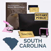South Carolina Pink Deluxe Notary Kit