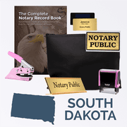 South Dakota Pink Deluxe Notary Kit