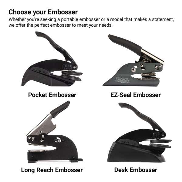 Connecticut Round Notary Seal - Choose Stamp or Embosser