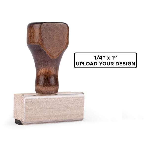 Traditional 1/4" x 1" Hand Stamp