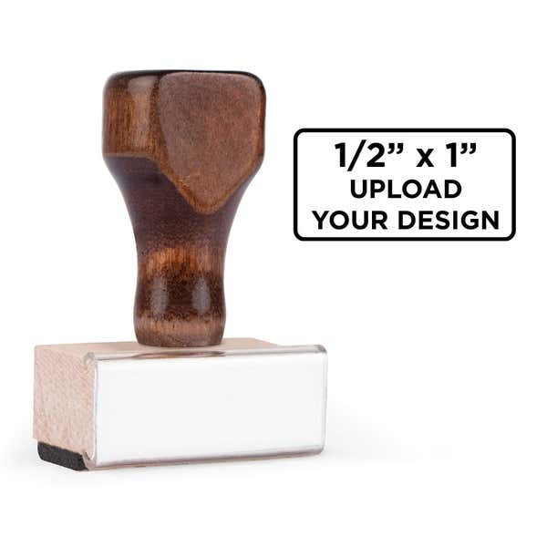 Traditional 1/2" x 1" Hand Stamp
