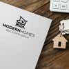 Realty Logo Stamp impression on 
