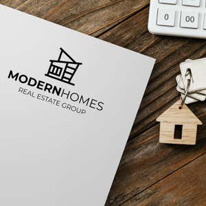 Realty Logo Stamp impression on 