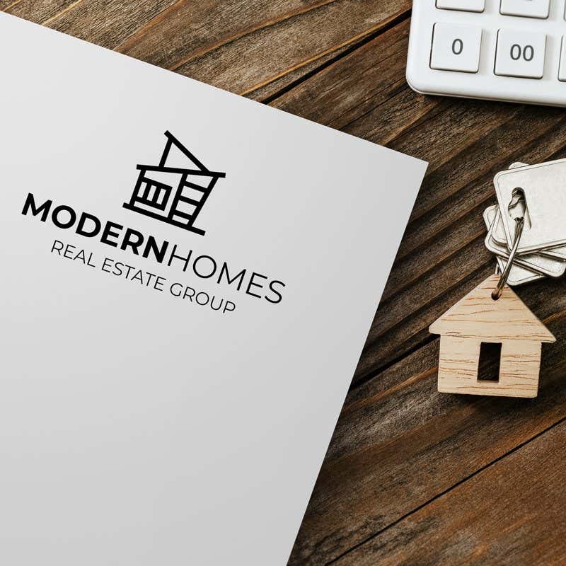 Realty Logo Stamp impression on 