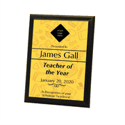 Teacher 5" X 7" Full Color Photo Plaque