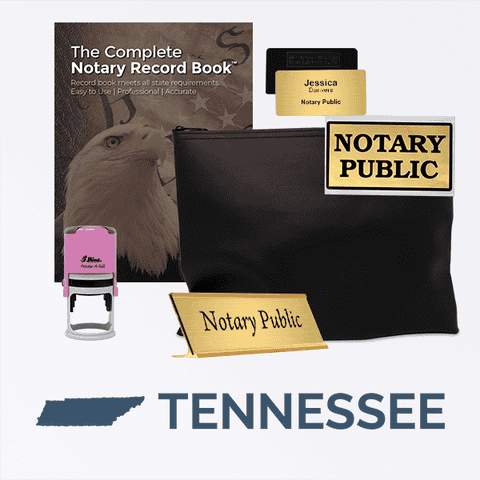 Tennessee Pink Deluxe Notary Kit