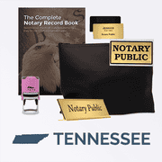 Tennessee Pink Deluxe Notary Kit