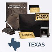 Texas Deluxe Notary Kit