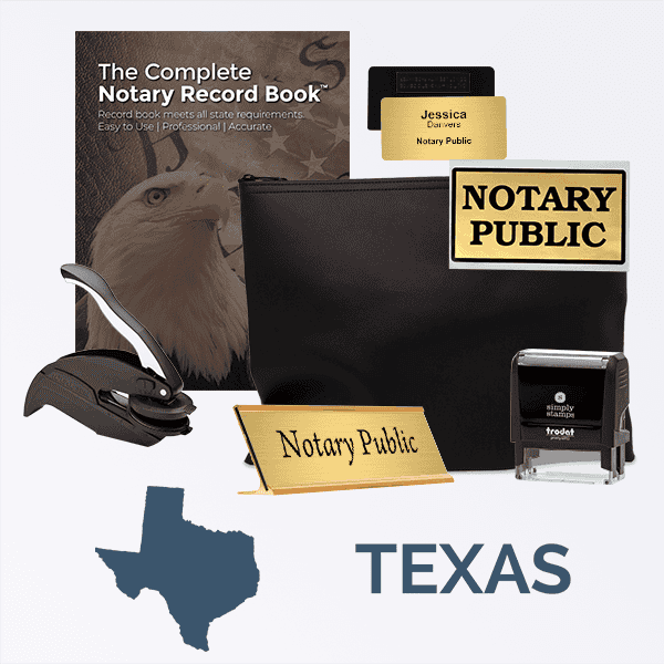 Texas Deluxe Notary Kit