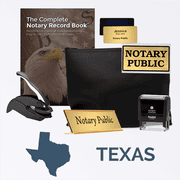 Texas Deluxe Notary Kit