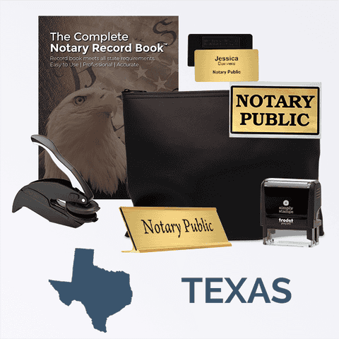 Texas Deluxe Notary Kit