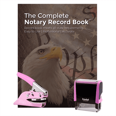 Texas Pink Value Notary Kit