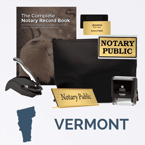 Vermont Deluxe Notary Kit