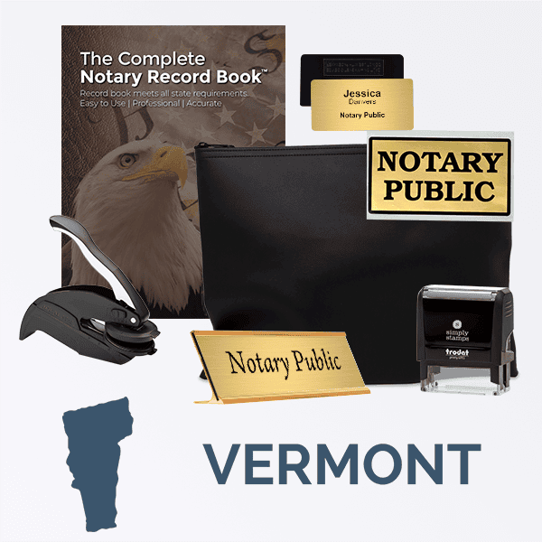 Vermont Deluxe Notary Kit
