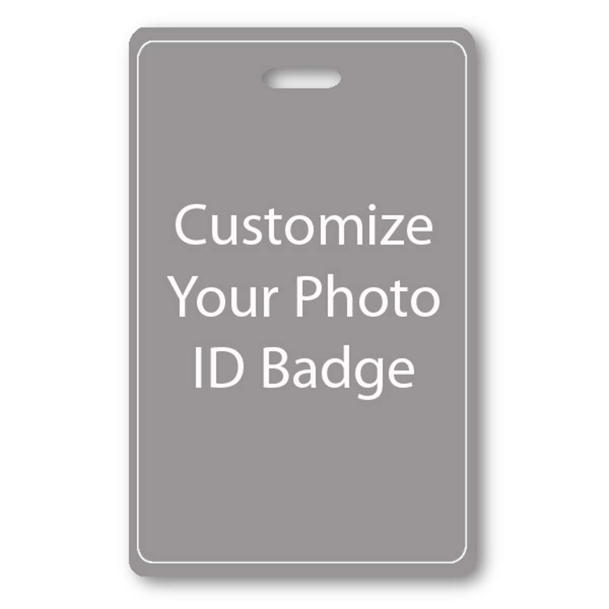 Vertical Double Sided ID Card