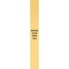 Vertical Engraved Heavy Brass Signs 16" x 2"