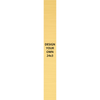 Vertical Engraved Heavy Brass Signs 24" x 3"