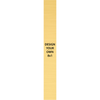 Vertical Engraved Heavy Brass Signs 8" x 1"