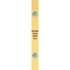 Vertical Full Color Brass Signs 10" x 1"