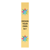 Vertical Full Color Brass Signs 6" x 1"