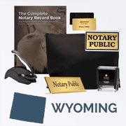 Wyoming Deluxe Notary Kit