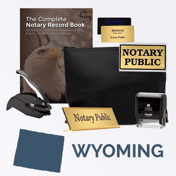 Wyoming Deluxe Notary Kit